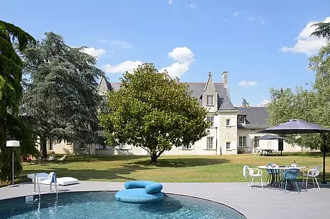 Luxury Design Loire Valley French castle with pool for rent