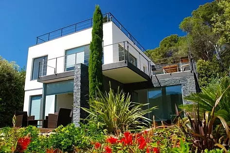 Beautiful villa with pool and sea view: Terrasses de Sa Riera